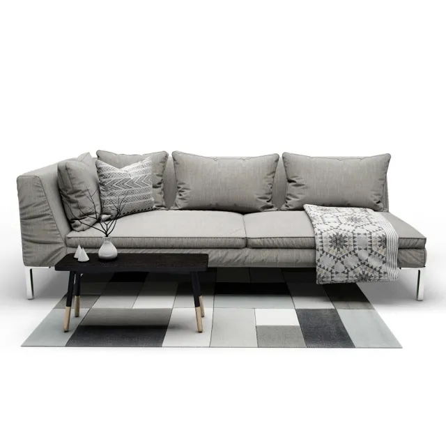 furniture – B and b italia sofa 3D Model