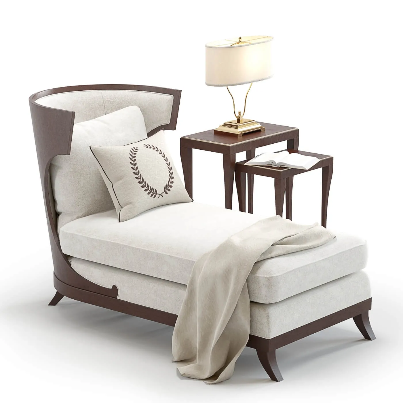 furniture – Baker Atrium chaise 3D Model