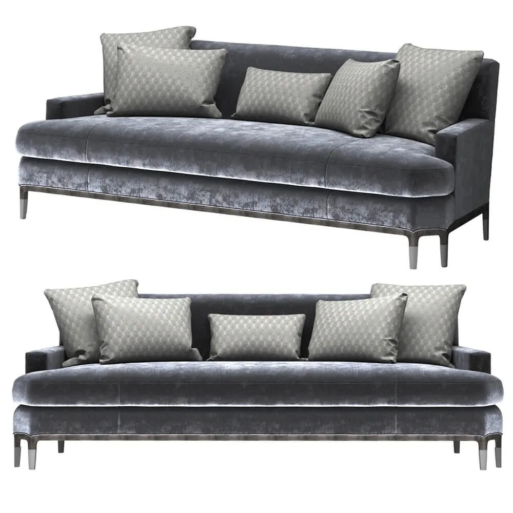 furniture – Baker Celestite sofa 036 3D Model