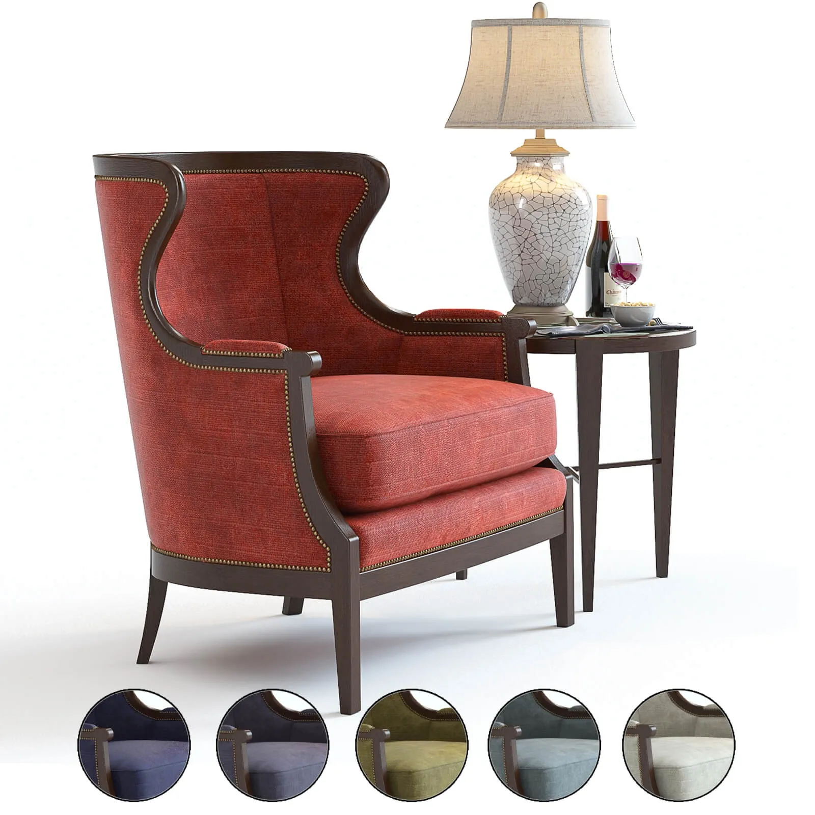 furniture – Baker chair No. 476 3D Model furniture – Baker chair No. 476 3D Model