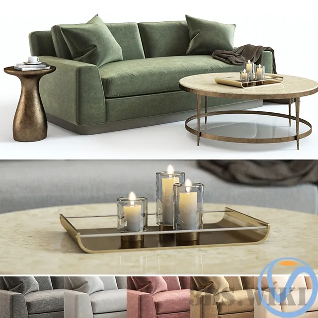 furniture – Baker Laguna Sofa 3D Model