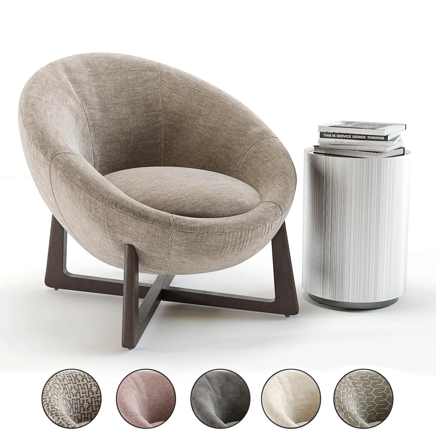 furniture – Baker Pod Lounge Chair 3D Model furniture – Baker Pod Lounge Chair 3D Model