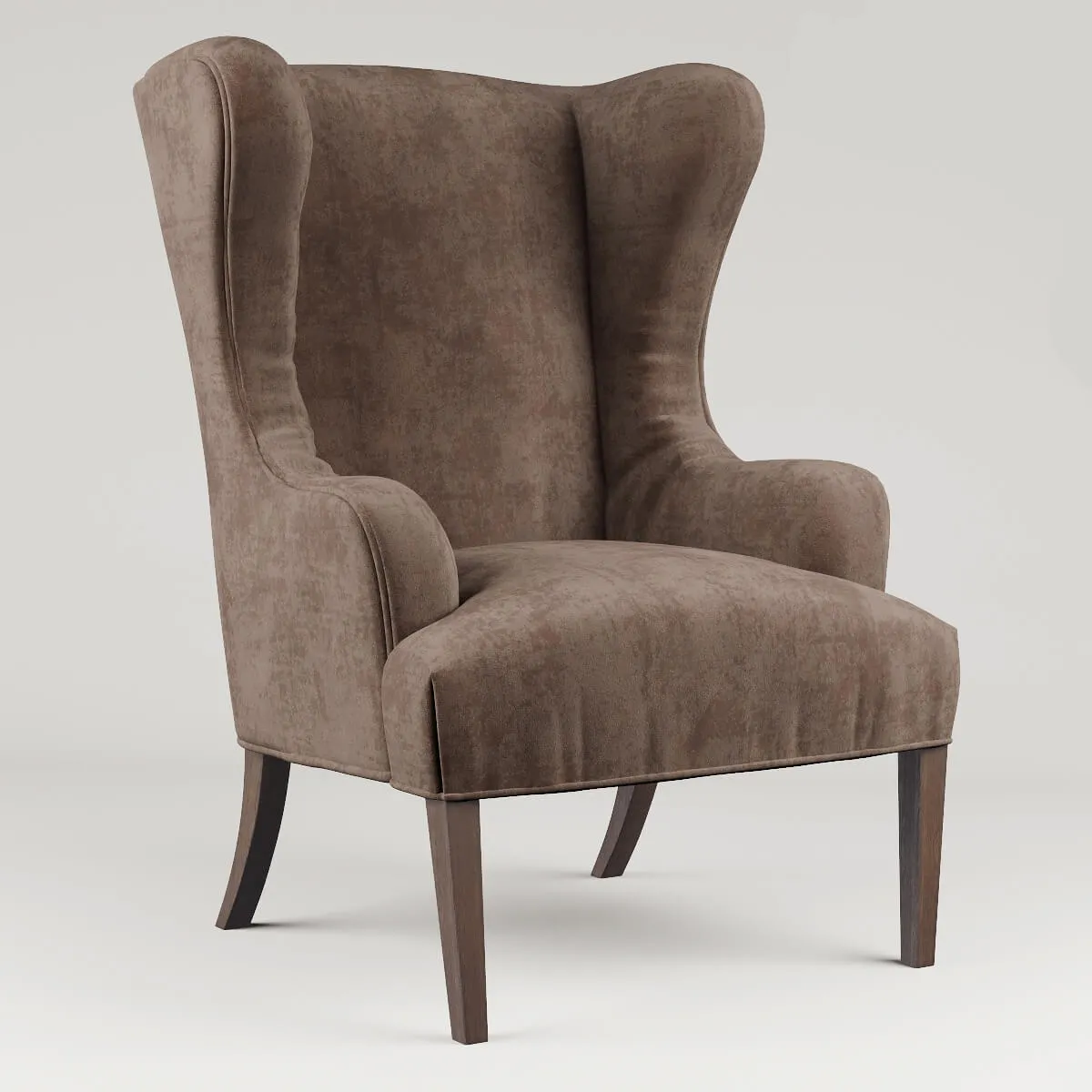 furniture – Baker Wing chair 3D Model