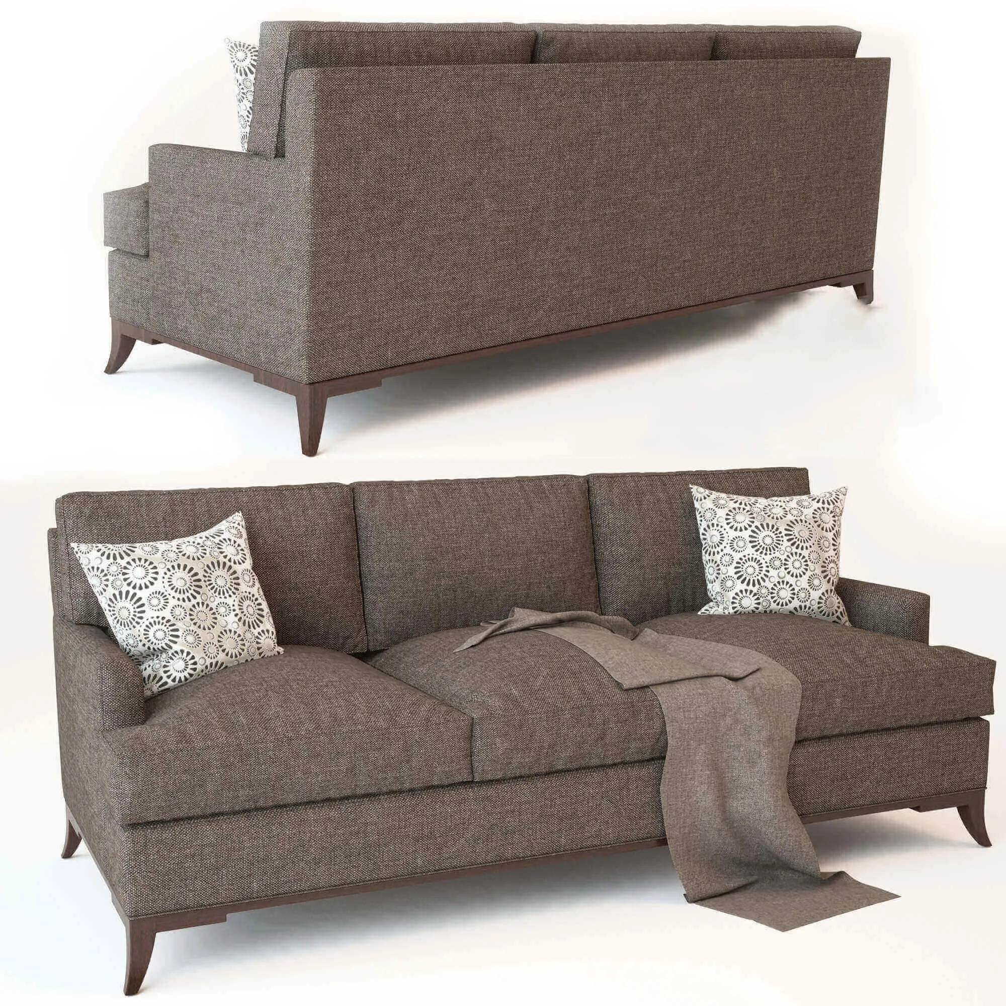 furniture – Baker_Paramount Sofa 3D Model