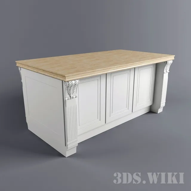 furniture – Baltimora Kitchen Island 3D Model