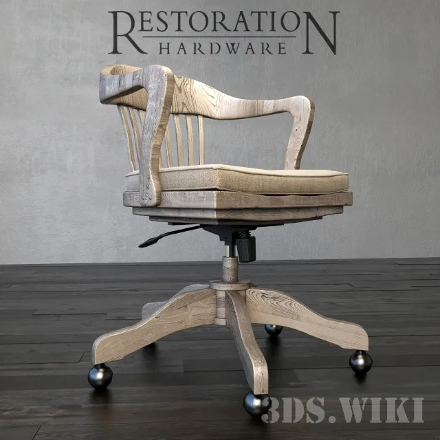 furniture – Bankers Chair 3D Model