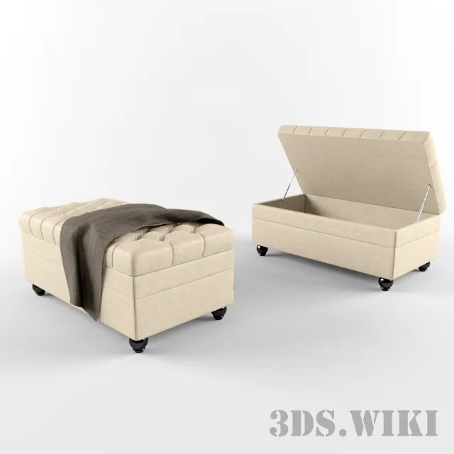 furniture – Banquet – couch 3D Model