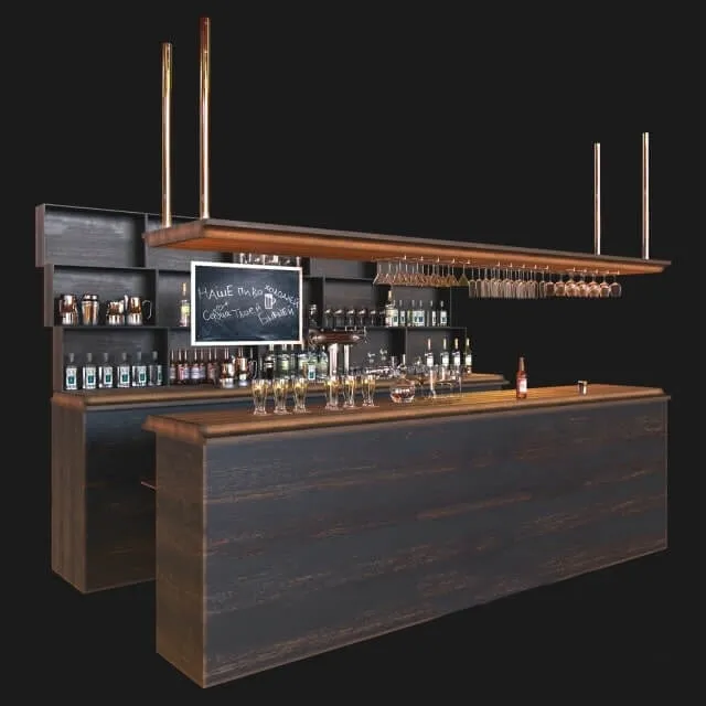 furniture – Bar 47 3D Model