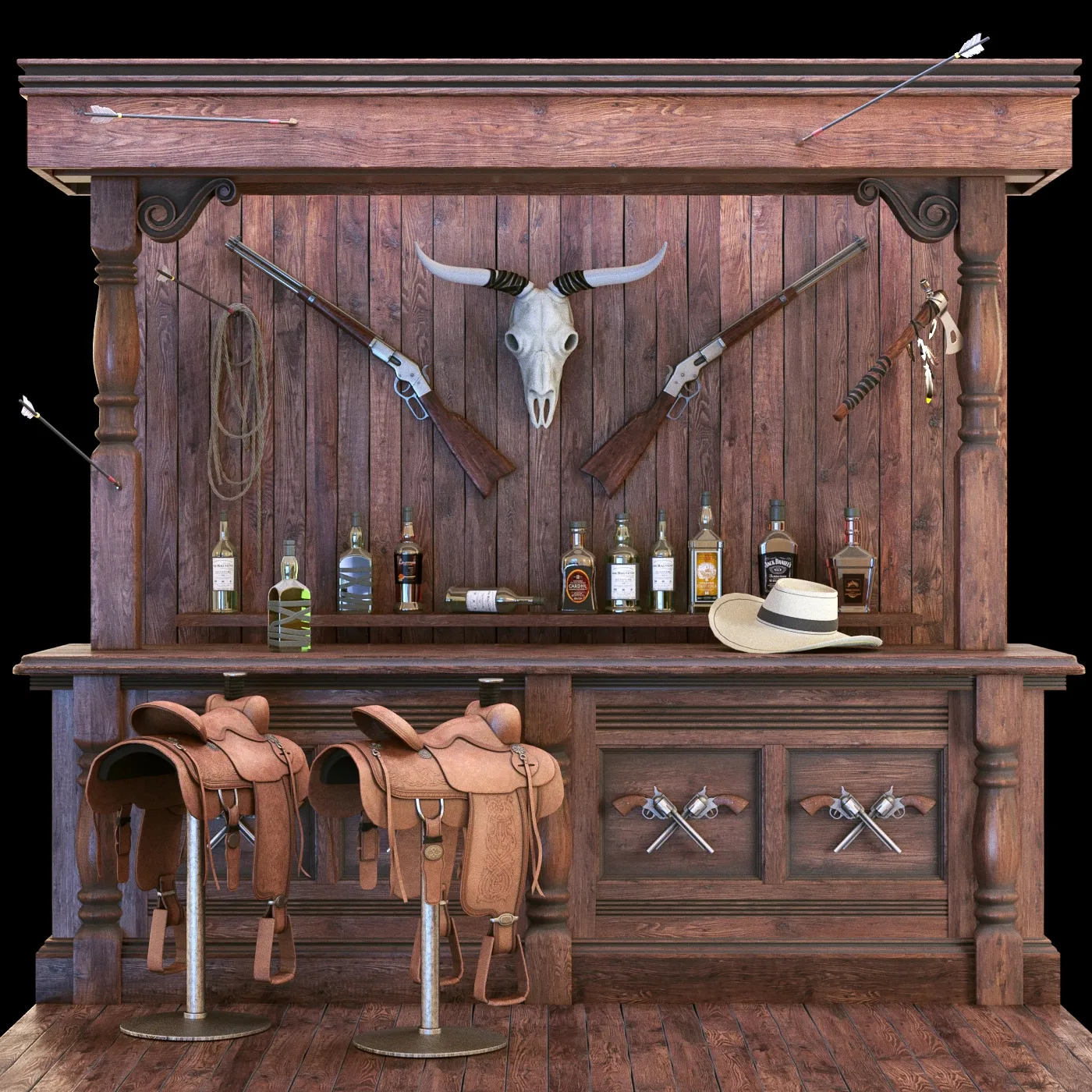 furniture – Bar 96 3D Model