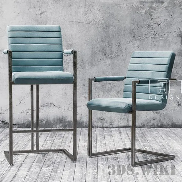 furniture – bar chair 3D Model