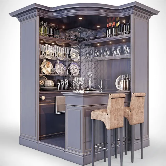furniture – Bar reception desk 2 3D Model