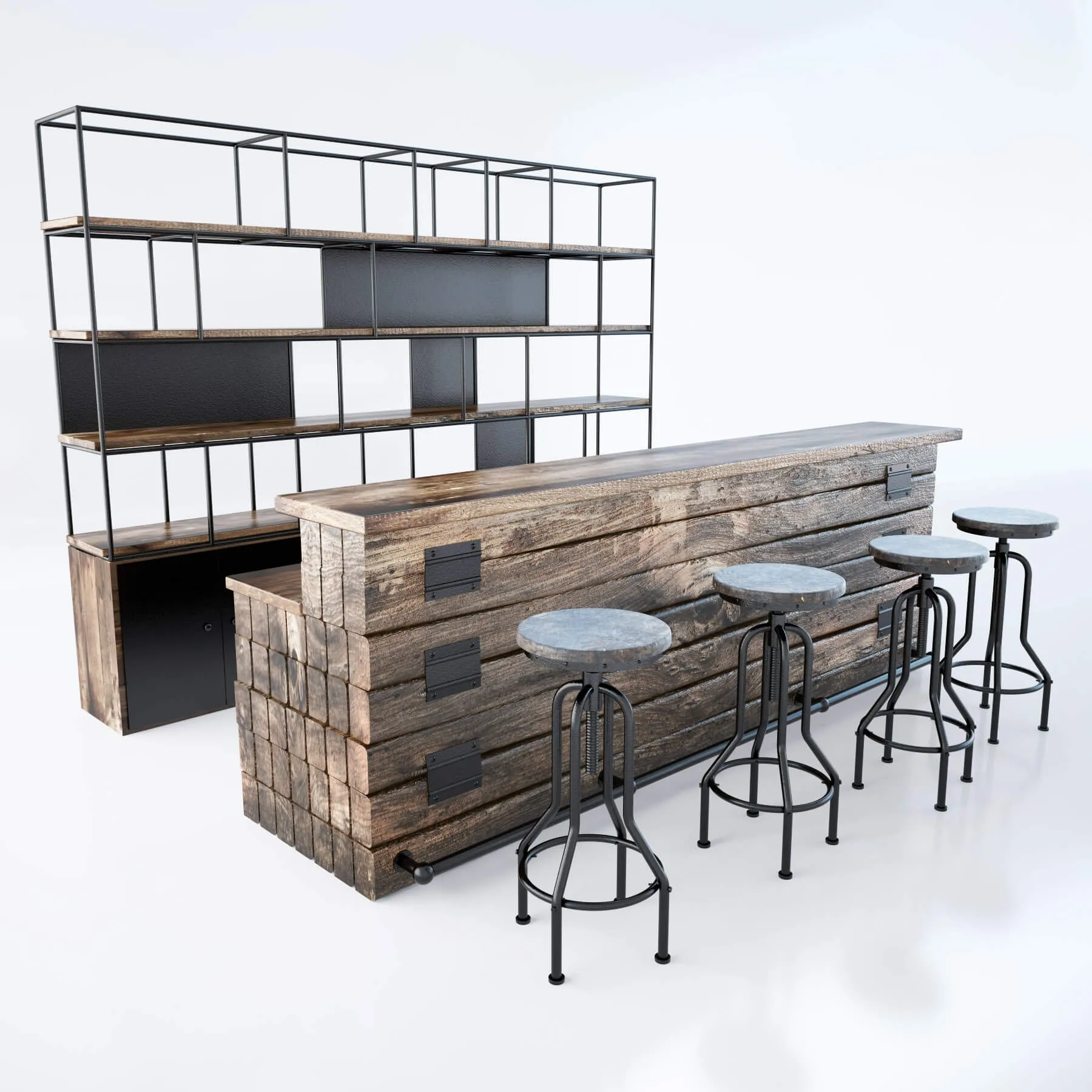 furniture – bar-station 3D Model