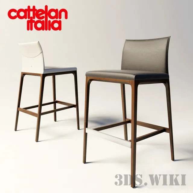 furniture – Bar stool Cattelan Italia Arcadia 3D Model furniture – Bar stool Cattelan Italia Arcadia 3D Model
