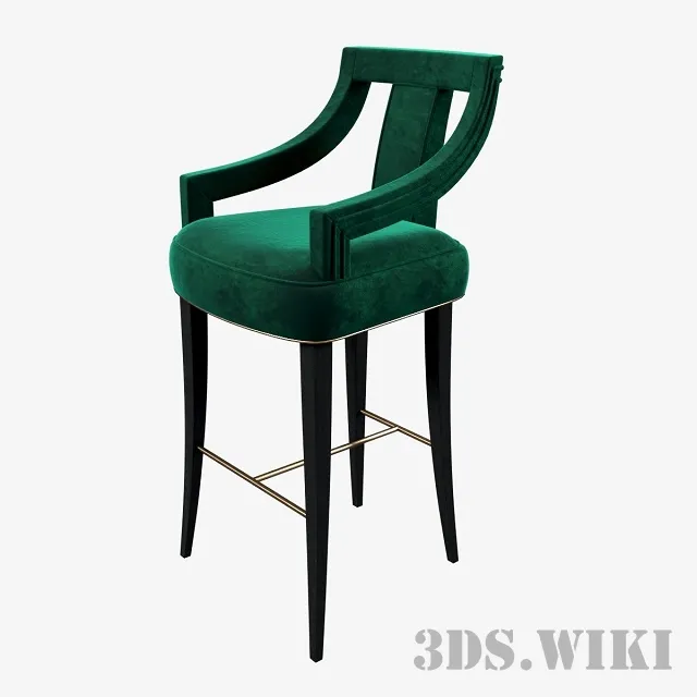 furniture – Bar stool EANDA Brabbu 3D Model