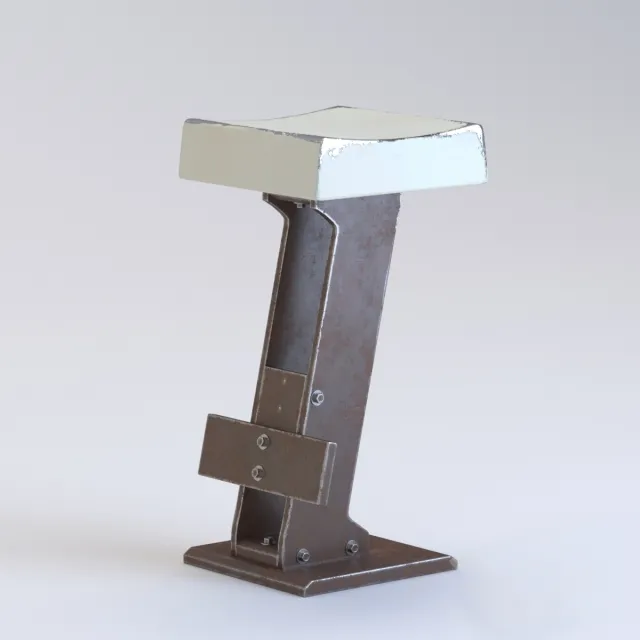 furniture – Bar stool Key White (Black) by Kare Design 3D Model furniture – Bar stool Key White (Black) by Kare Design 3D Model