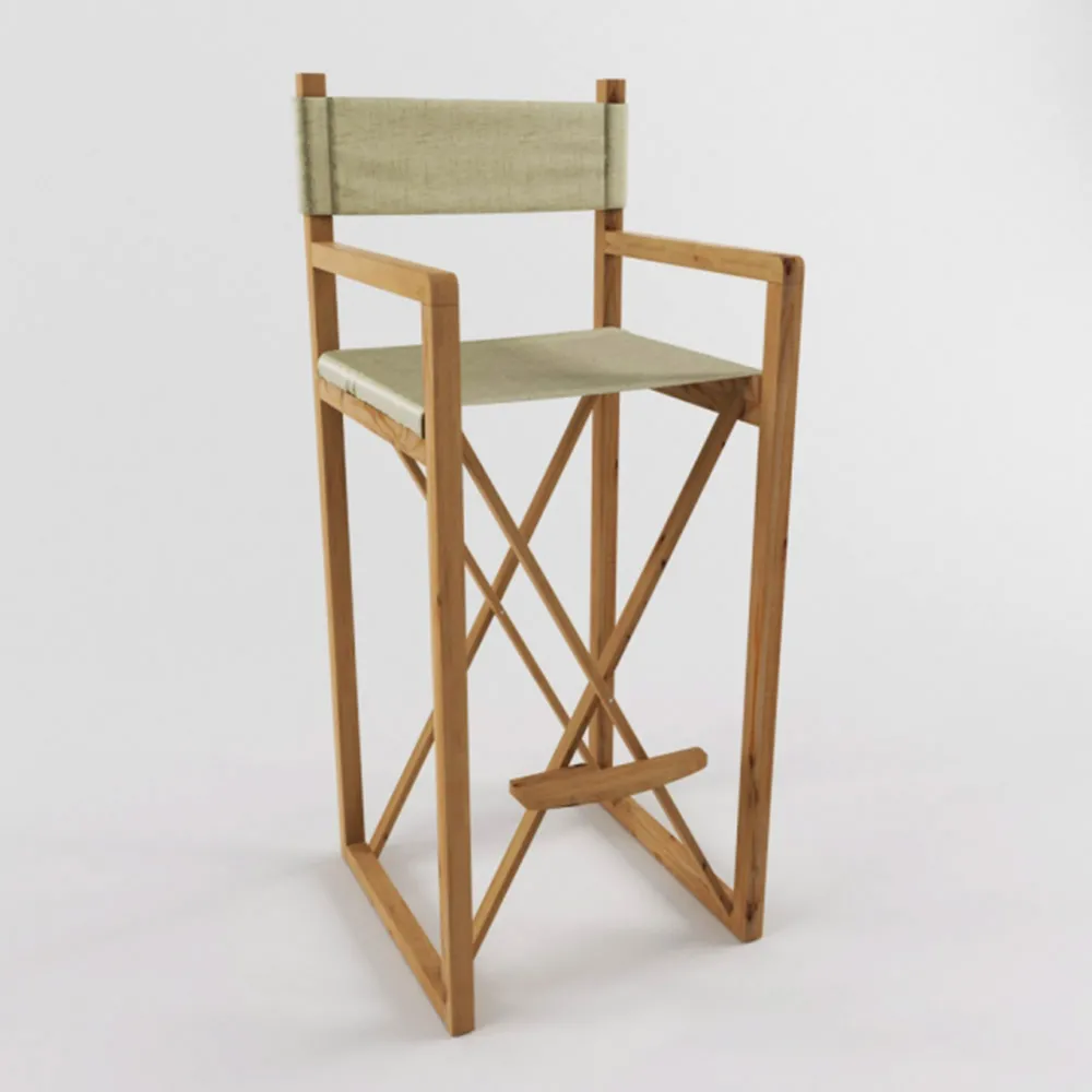 furniture – Bar stool with wood frame 3D Model furniture – Bar stool with wood frame 3D Model