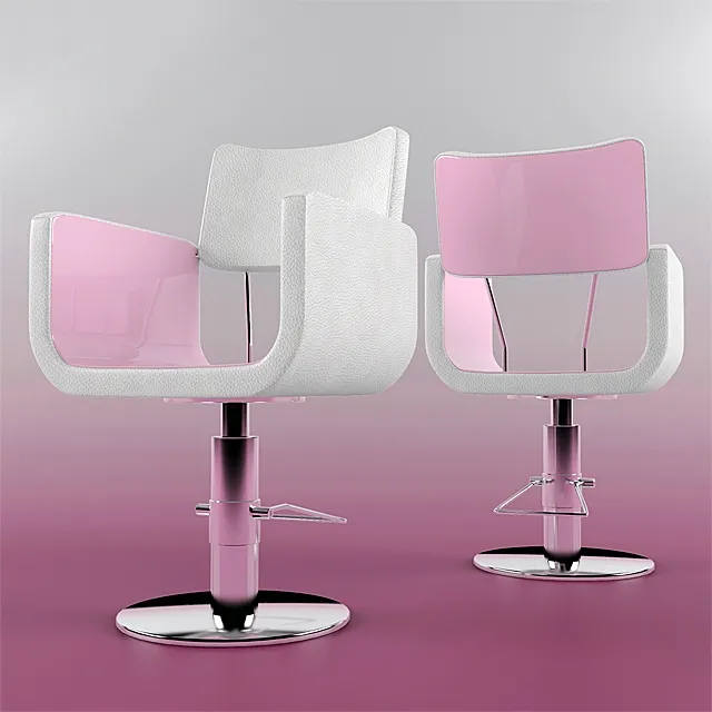 furniture – Barber’s chair 3D Model