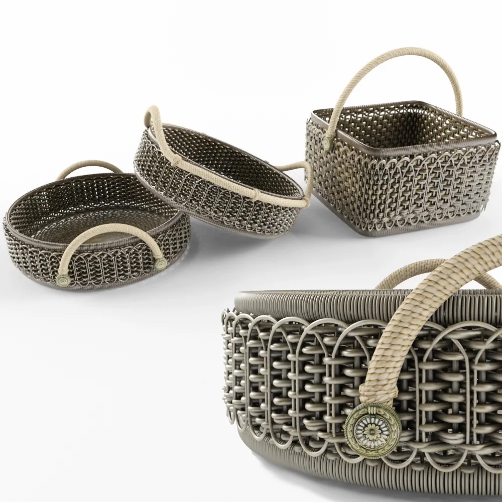 furniture – Baskets 02 3D Model