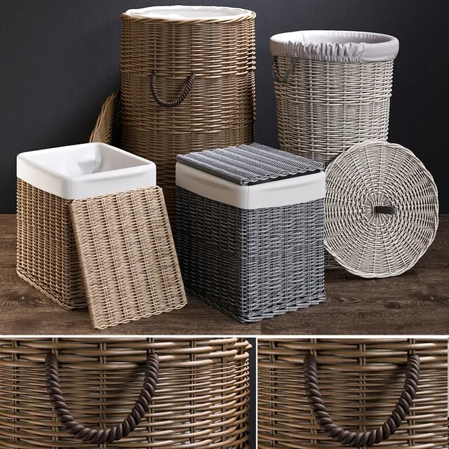 furniture – Baskets 1 3D Model