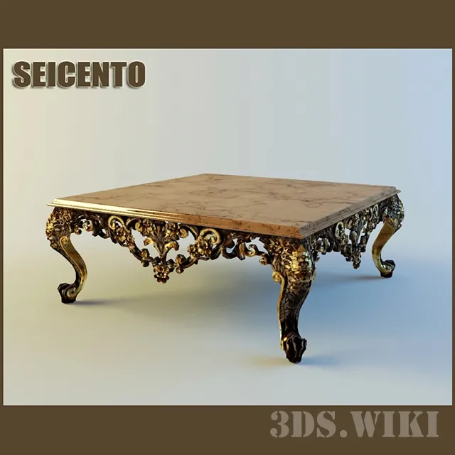 furniture – Bastex Seicento table 3D Model