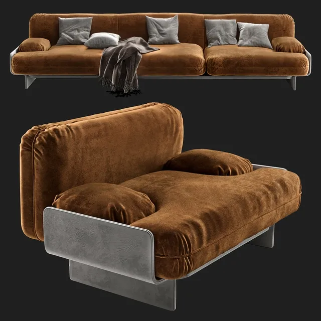 furniture – Baxter Bardot sofa 3D Model