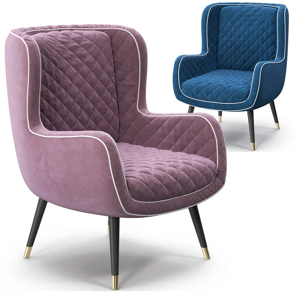 furniture – Baxter Dolly armchair 3D Model