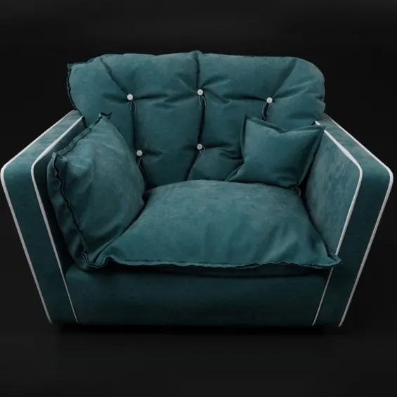 furniture – Baxter Sorrento armchair 3D Model