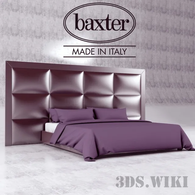 furniture – BAXTER TREVOR bed 3D Model furniture – BAXTER TREVOR bed 3D Model