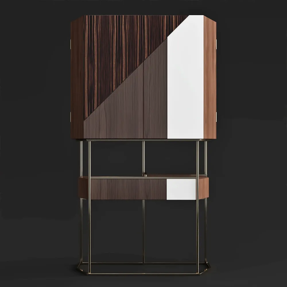 furniture – Baxter Wireframe mobile bar 3D Model furniture – Baxter Wireframe mobile bar 3D Model