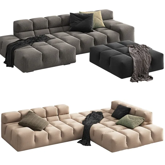 furniture – B&B Italia Tufty Time 2 Sofa 3D Model
