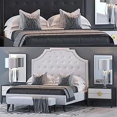 furniture – BBS and CC8 2011 bed 3D Model furniture – BBS and CC8 2011 bed 3D Model