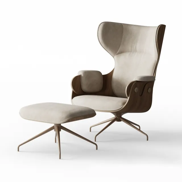 furniture – BD Barcelona Design Lounger 3D Model
