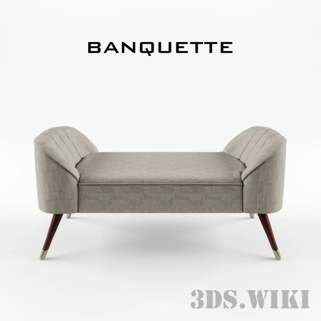 furniture – Beautiful bench 3D Model furniture – Beautiful bench 3D Model