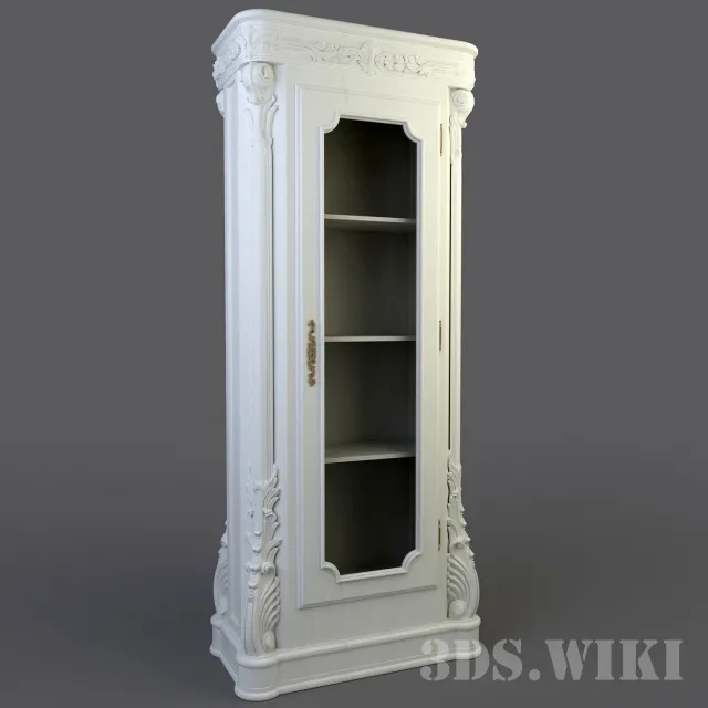 furniture – Beautiful Bookcase 3D Model