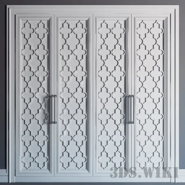 furniture – Beautiful built-in wardrobe 3D Model furniture – Beautiful built-in wardrobe 3D Model