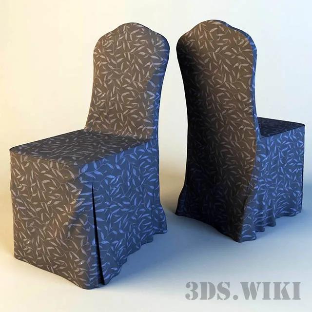 furniture – Beautiful chair cover 3D Model
