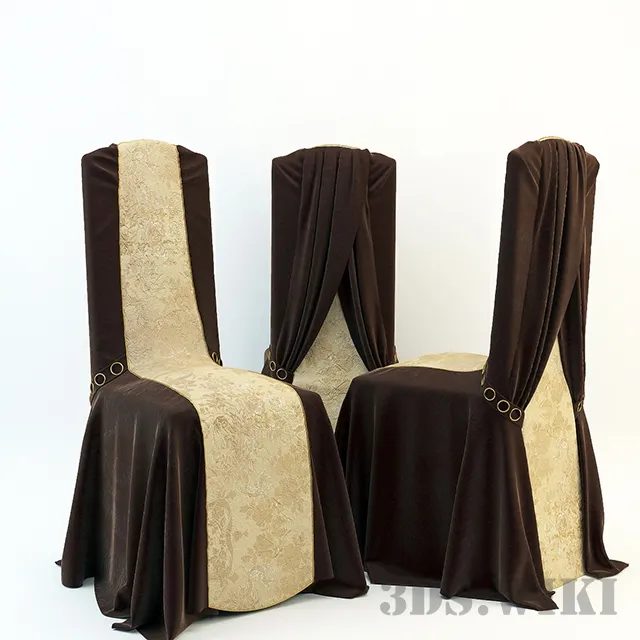 furniture – Beautiful chair with cover 3D Model