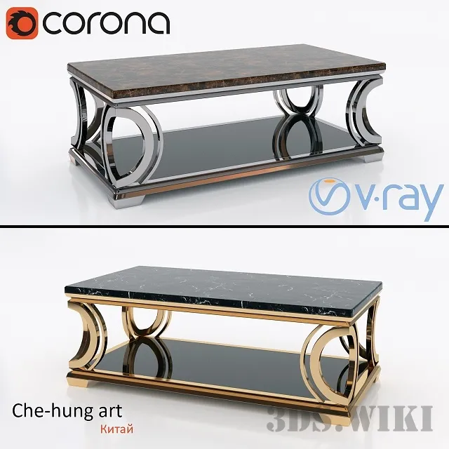 furniture – Beautiful Chinese side table Che Hung Art 3D Model