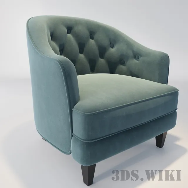 furniture – Beautiful classic armchair 3D Model