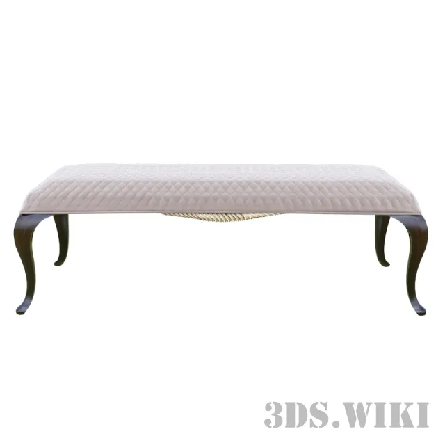 furniture – Beautiful classic bench 3D Model