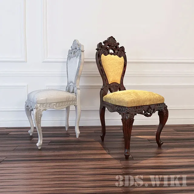 furniture – Beautiful Classic Chair 3D Model