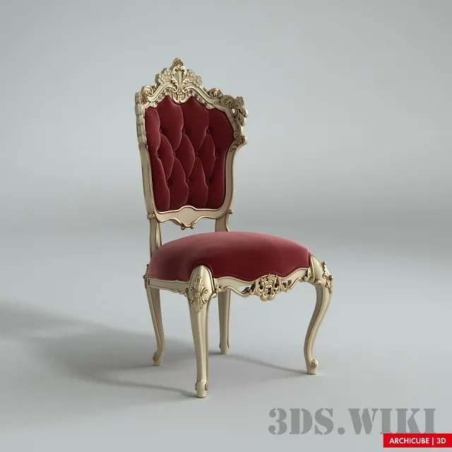 furniture – Beautiful classic chair 3D Model