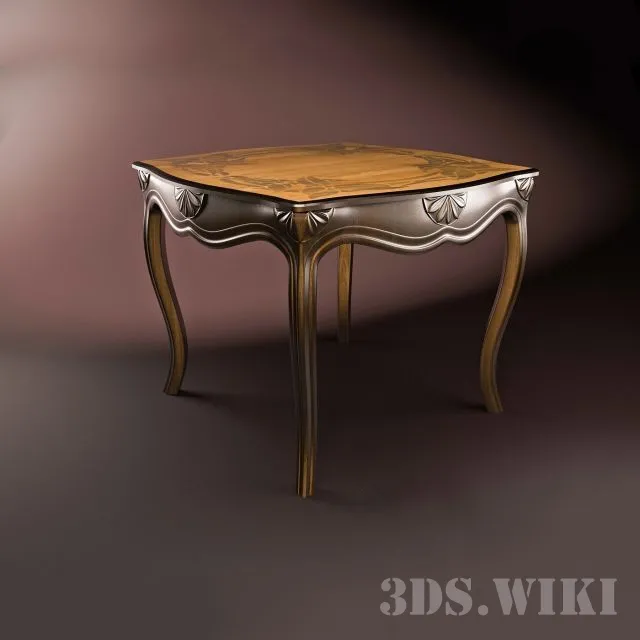 furniture – Beautiful classic table 3D Model