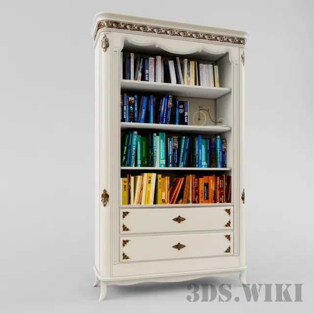 furniture – Beautiful Сlassic Иookcase 3D Model furniture – Beautiful Сlassic Иookcase 3D Model