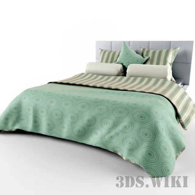 furniture – Beautiful modern bed 3D Model