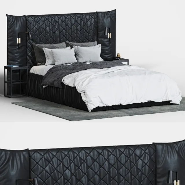 furniture – Bed 02 5 3D Model furniture – Bed 02 5 3D Model