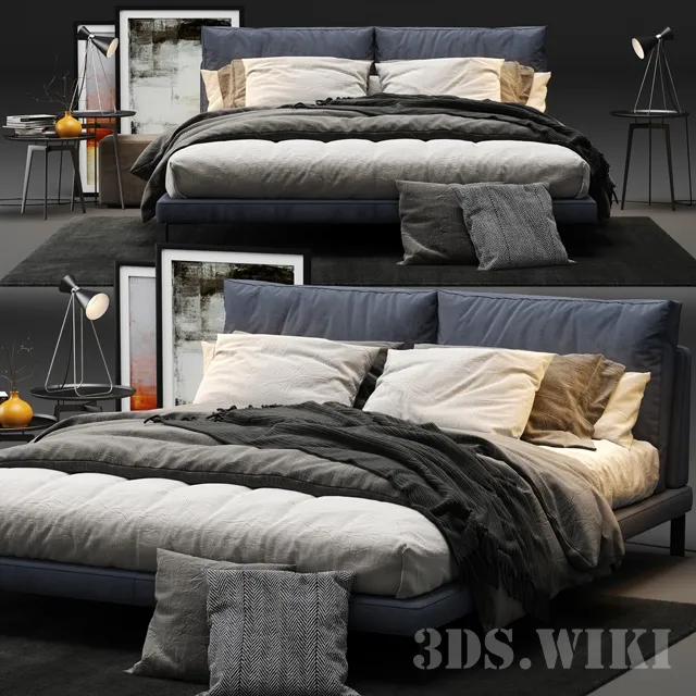 furniture – Bed 3D Model furniture – Bed 3D Model