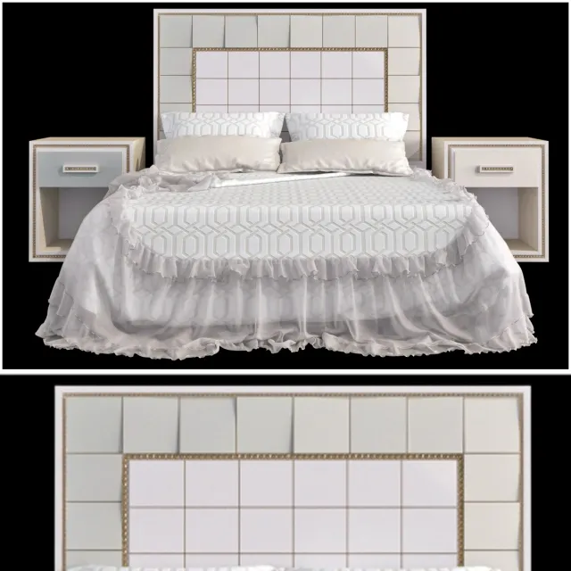 furniture – Bed 7 2 3D Model furniture – Bed 7 2 3D Model