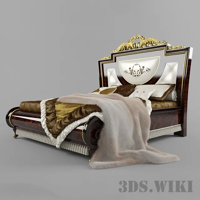 furniture – Bed A.R.ARREDAMENTI SRL Amadeus 1673 3D Model