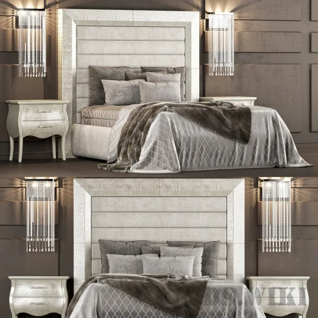 furniture – Bed ADLER by DV HOME COLLECTION 3D Model